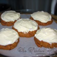 Carrot Cake Cookies-Iced