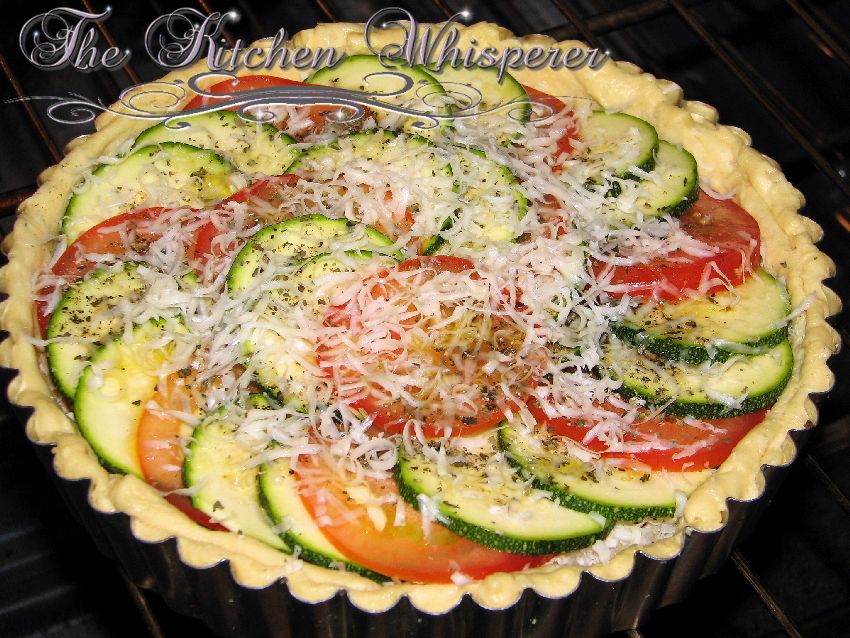 Savory Summery Tomato &amp; Zucchini Tart