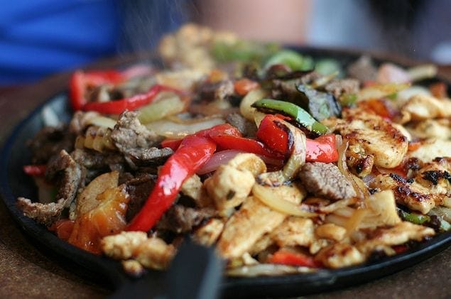 Chicken and Beef Fajitas