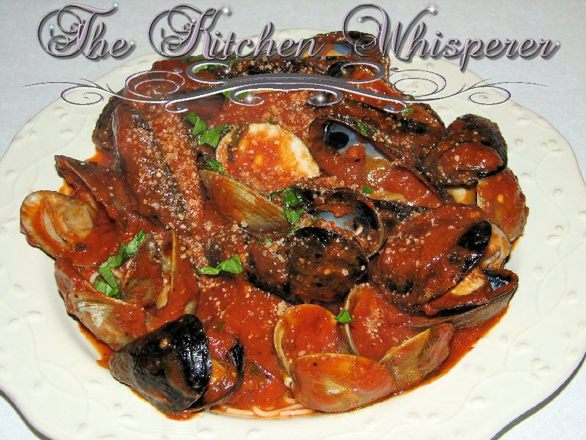 Cappellini De Mare in a Fra Diavolo Sauce