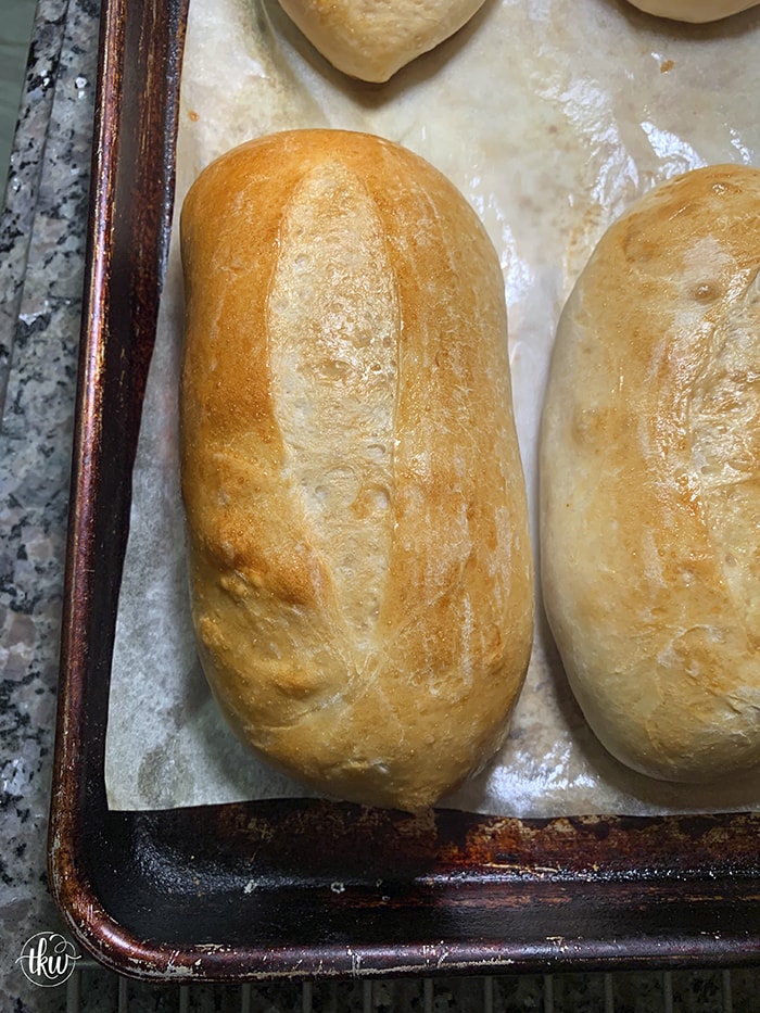 The Best Soft & Chewy Hoagie Bread Roll