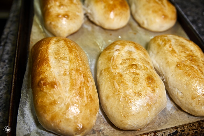 The Best Soft & Chewy Hoagie Bread Roll