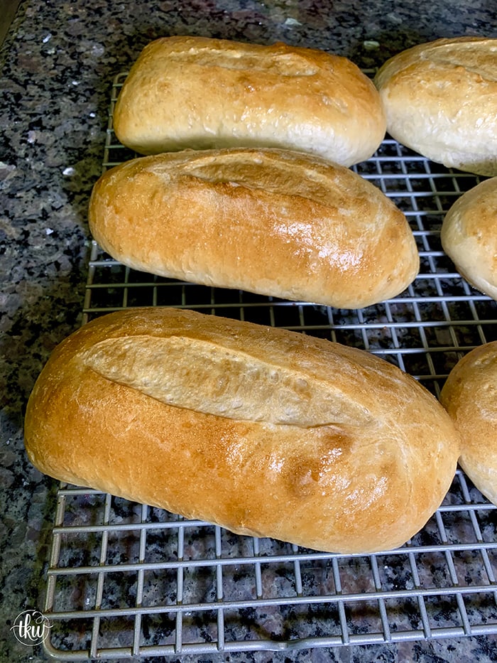 The Best Soft & Chewy Hoagie Bread Roll
