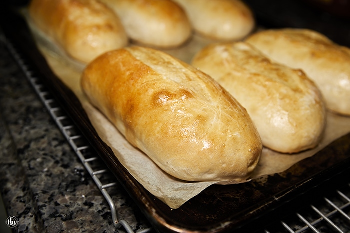 sandwich rolls (hoagie rolls) - Feeling Foodish