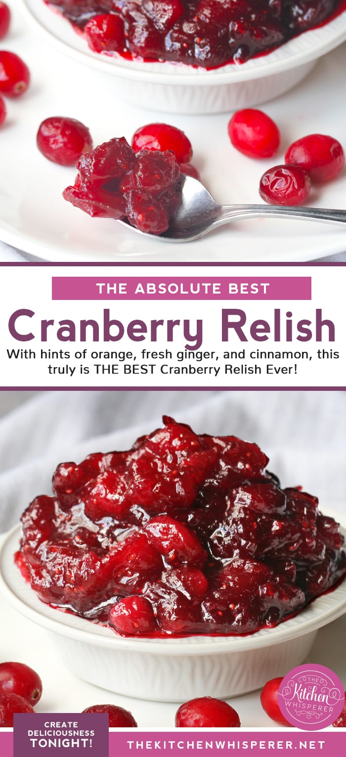 The absolute Best Cranberry Relish