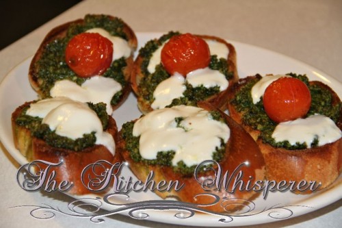 Pesto Bruschetta