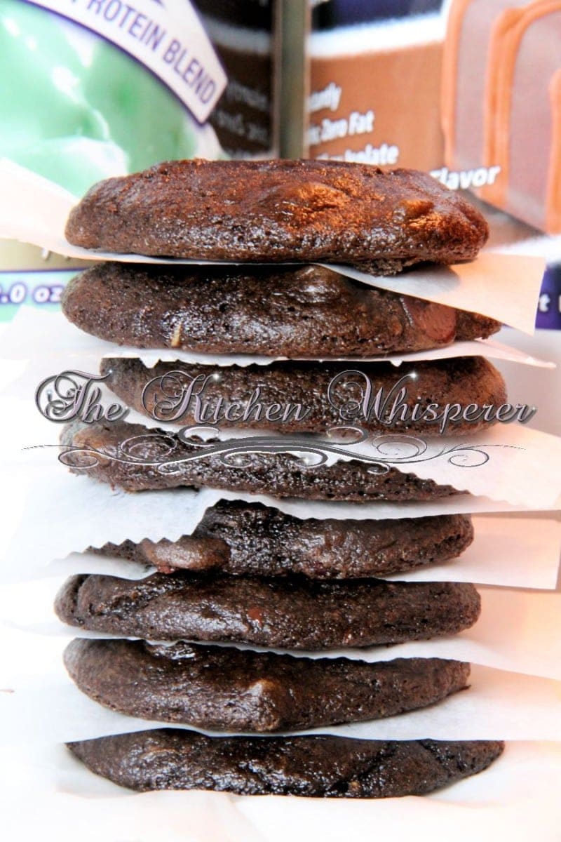 Guiltless Minty Fudge Brownie Cookies1