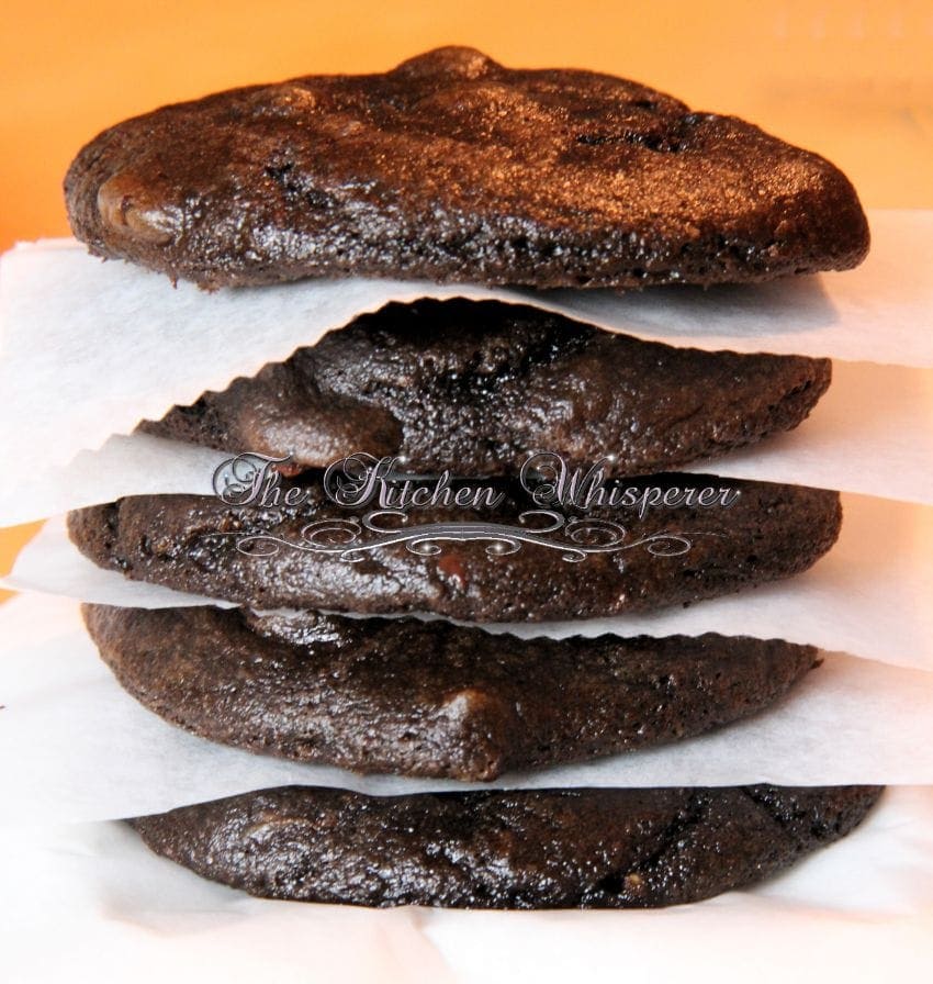 Guiltless Minty Fudge Brownie Cookies2