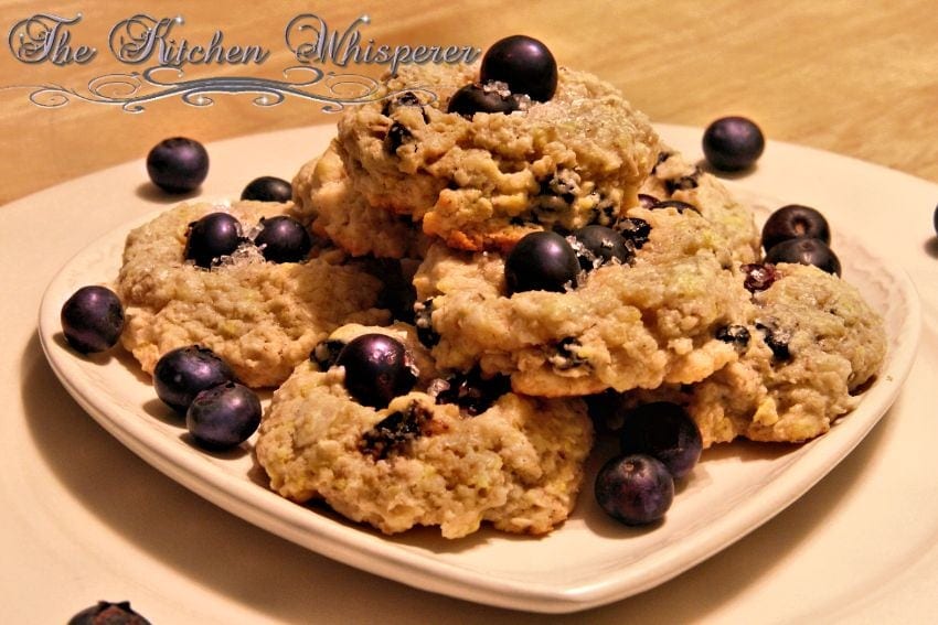 Protein Packed Lemony Coconut Blueberry Cookies4