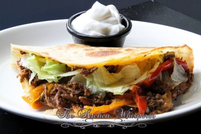 Beef Fajita Quesadillas The Kitchen Whisperer
