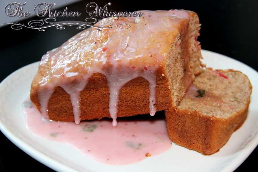 Strawberry Basil Zucchini Cake Loaf1