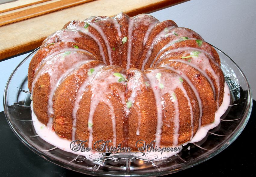 Strawberry Basil Zucchini Cake1