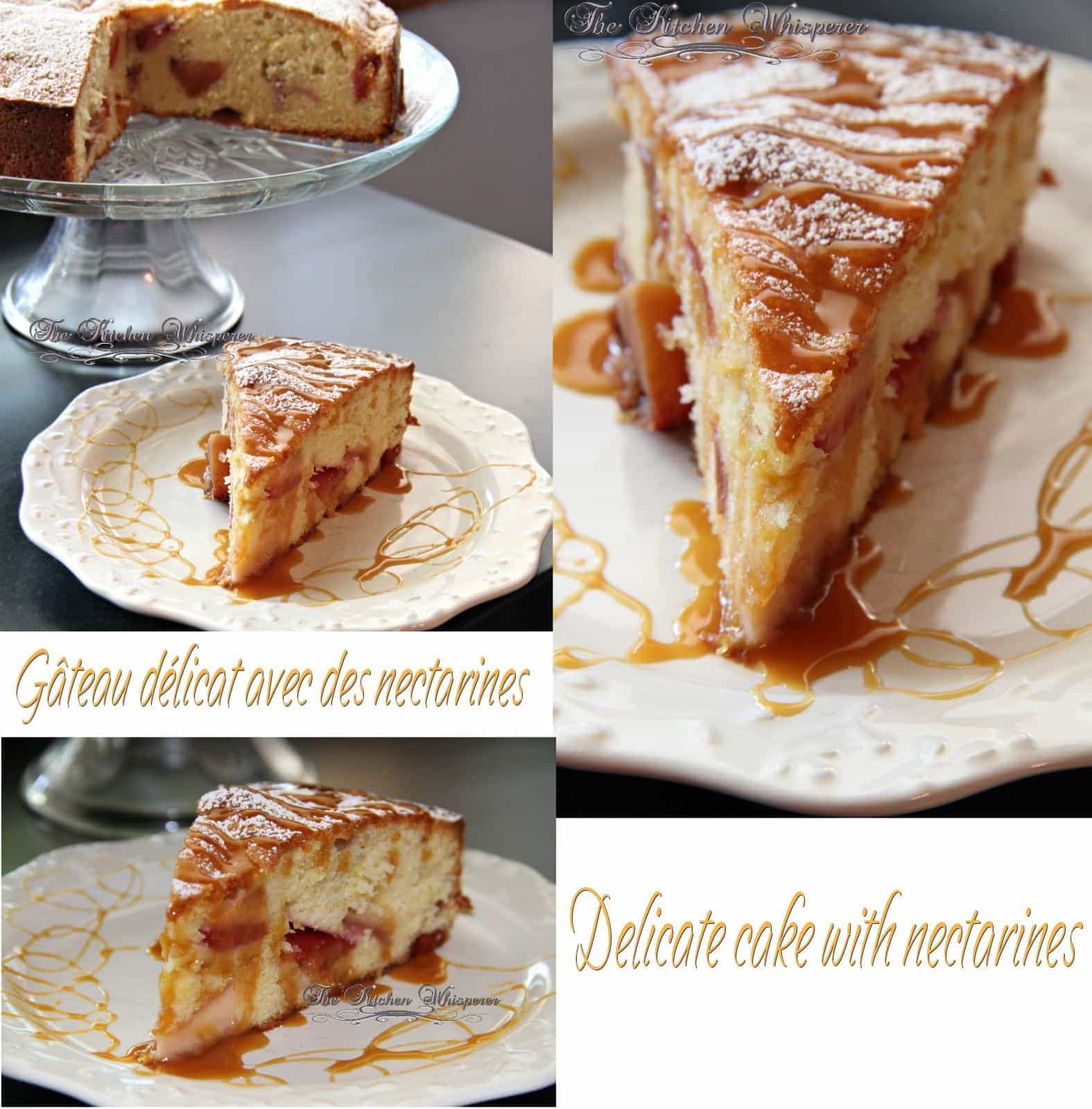 Delicate Moist Nectarine Cake15