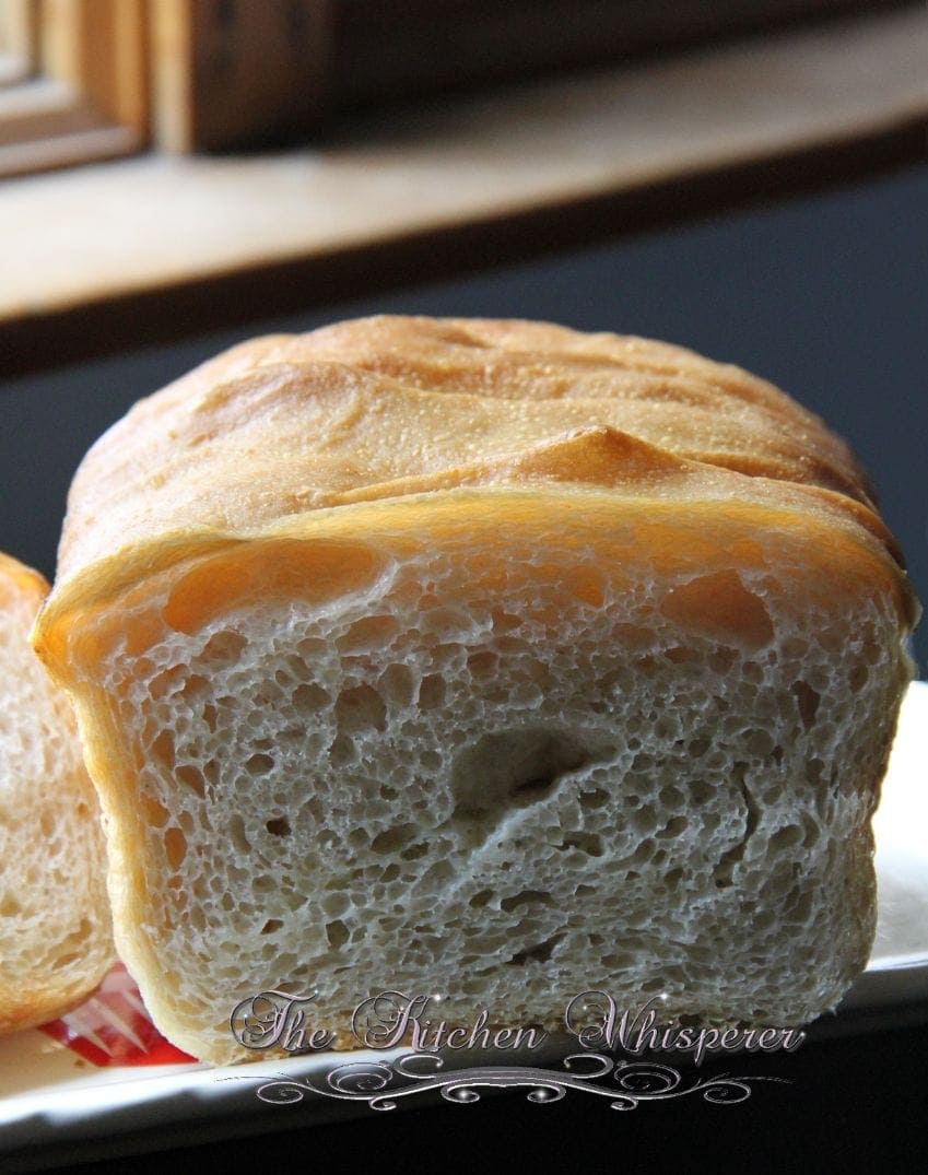 No Knead Crusty White Sandwich Bread5