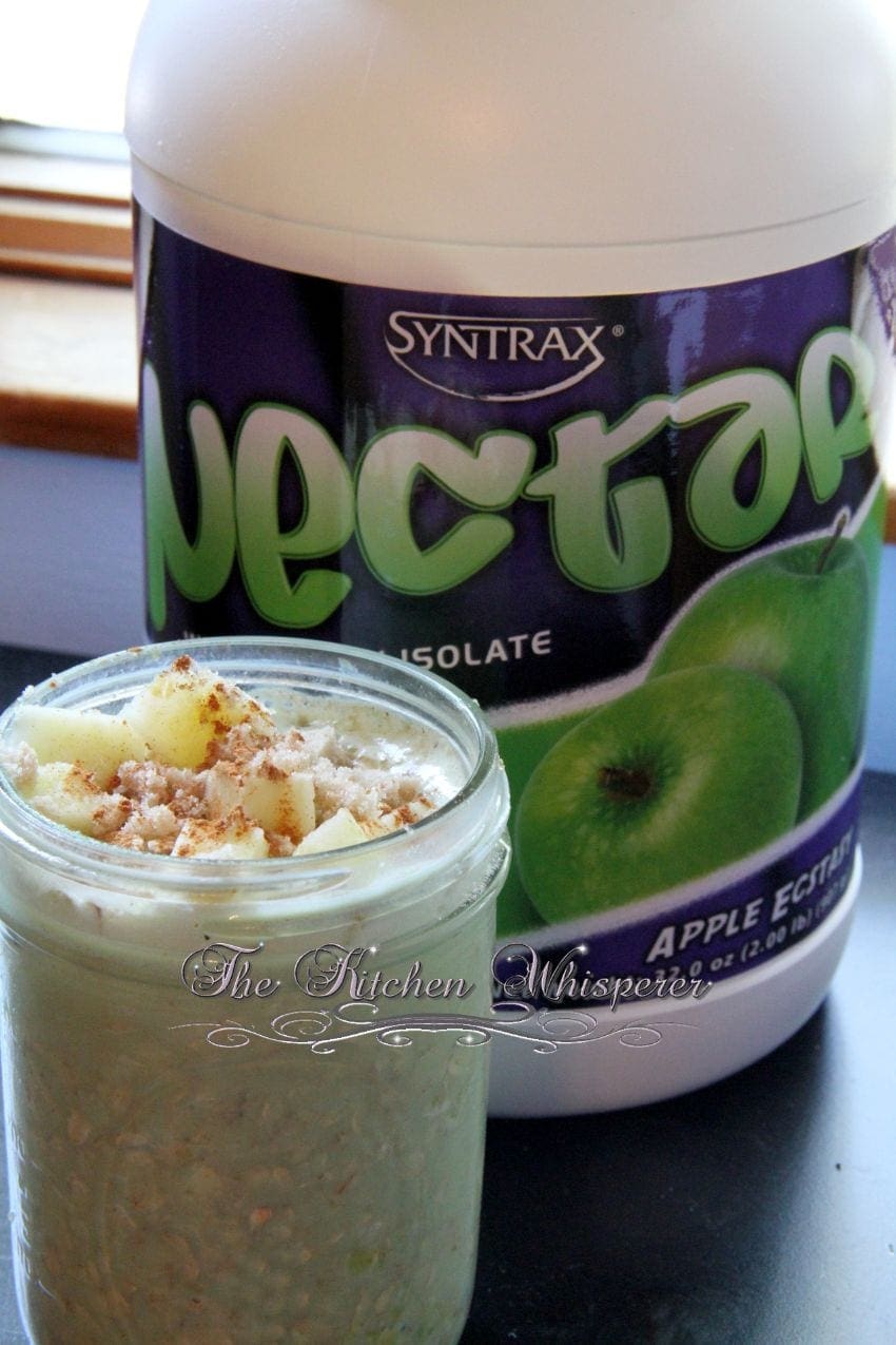 Protein Packed Apple Pie Refrigerator Oatmeal4