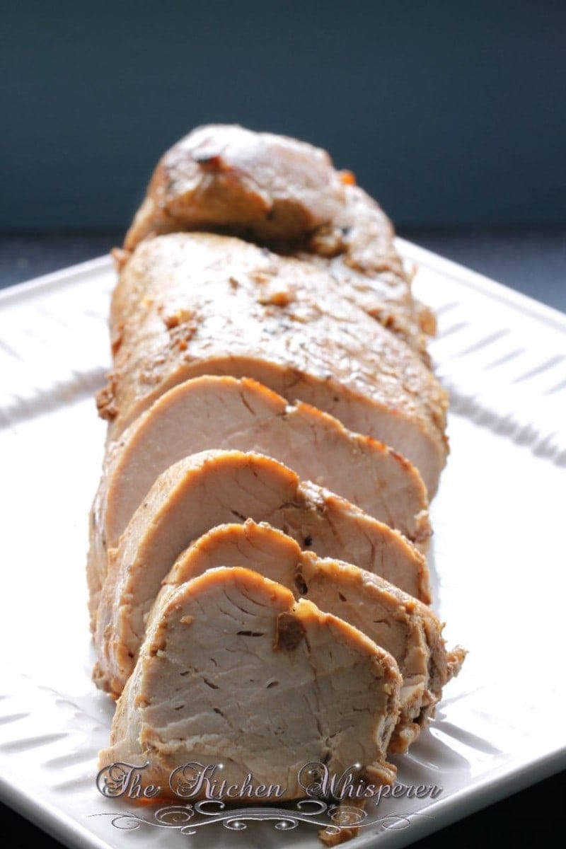 Easy & Delicious Bourbon Honey Butter Pork Tenderloin The Kitchen