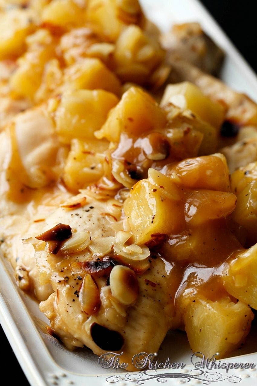 Baked Pineapple Almond Chicken1