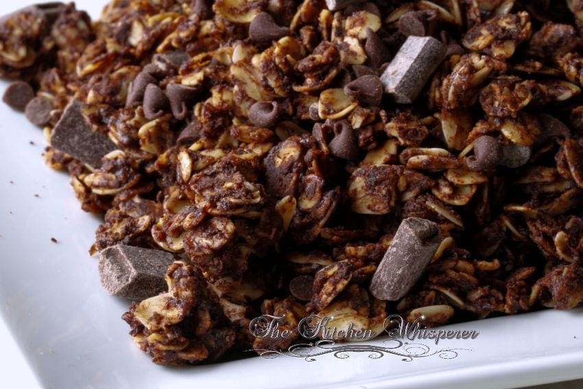 Chocolate Chunk Peanut Butter Nutella Granola2