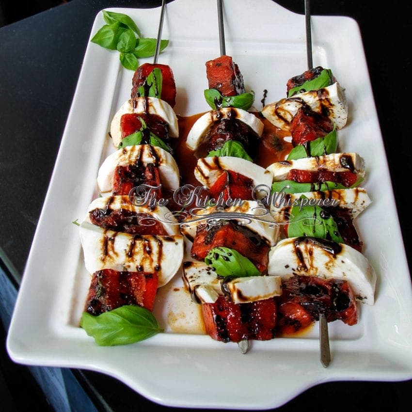 Grilled Caprese Skewers