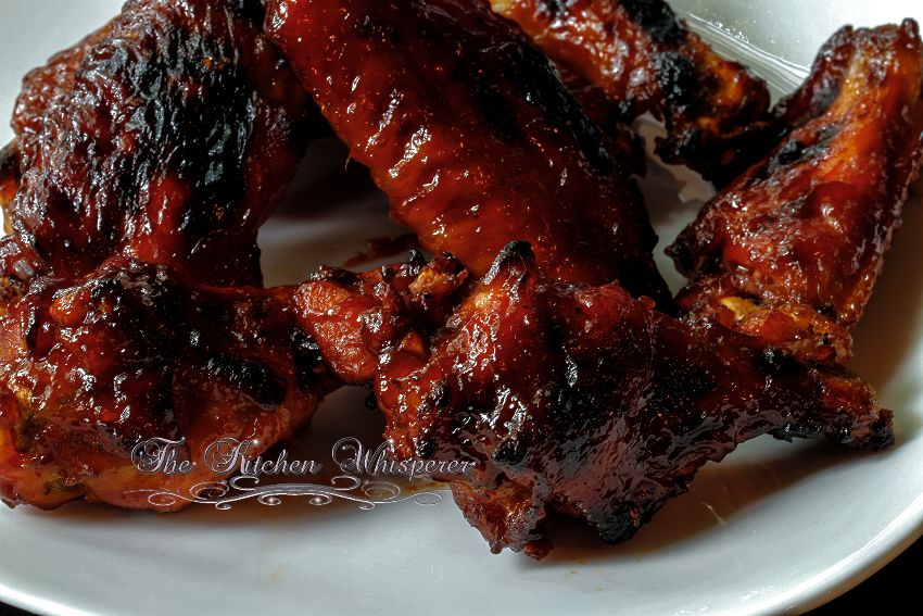 Pressure Cooker Wings with Bourbon Honey Sauce2