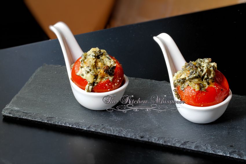 Spinach Stuffed Roasted Tomatoes3