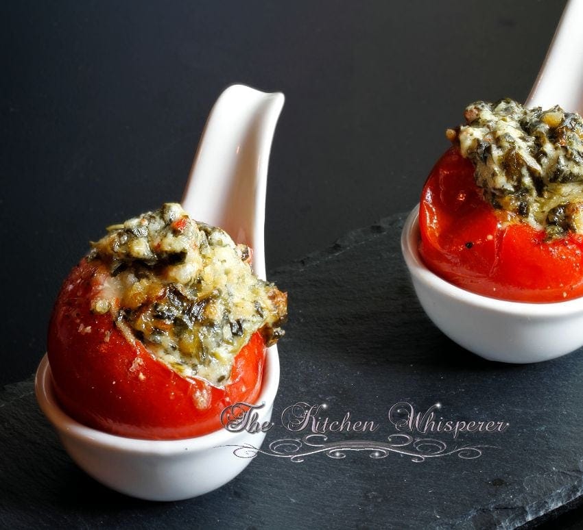 Spinach Stuffed Roasted Tomatoes5
