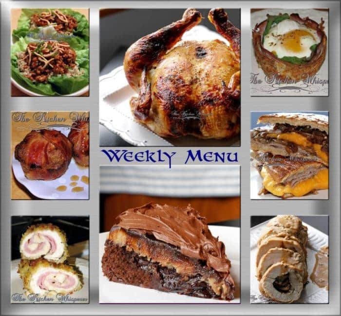 Weekly Menu - The Kitchen Whisperer