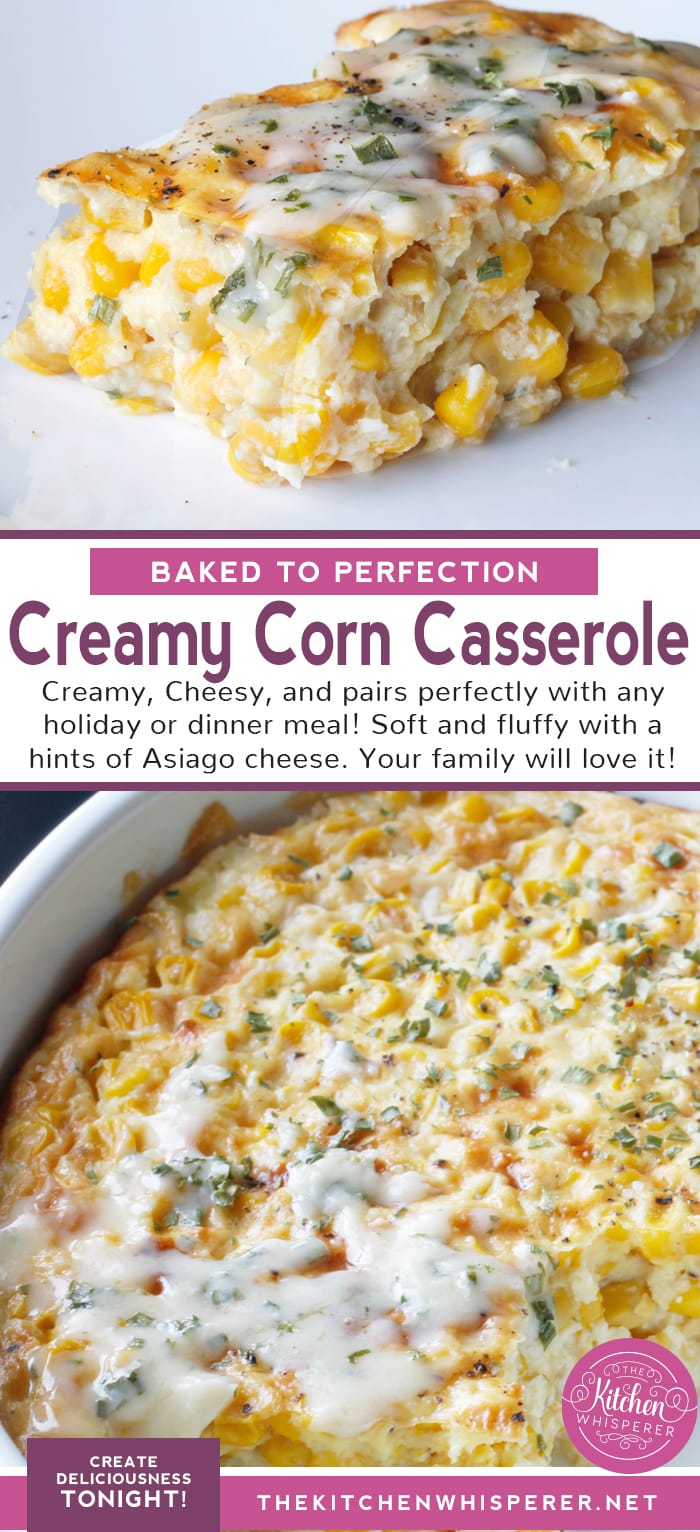 Baked Creamy Corn Casserole