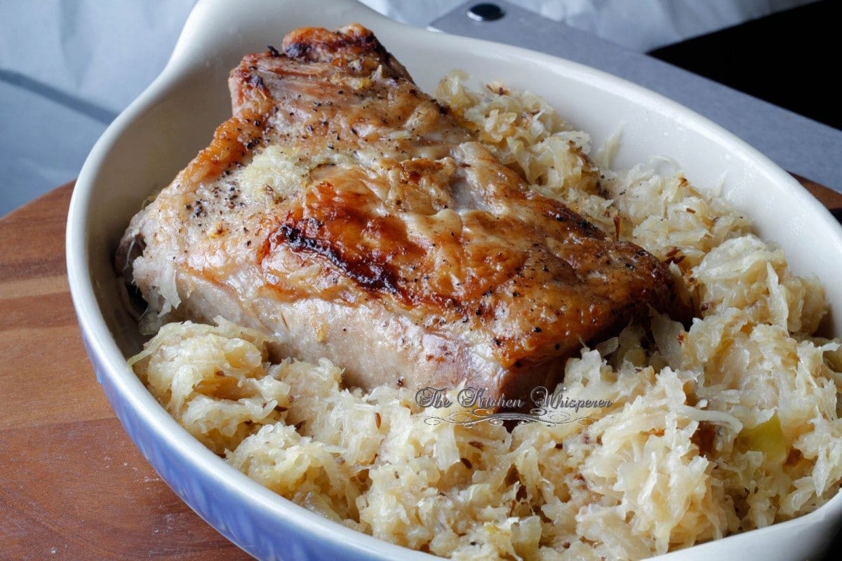 Best Ever Pork Roast and Sauerkraut recipe