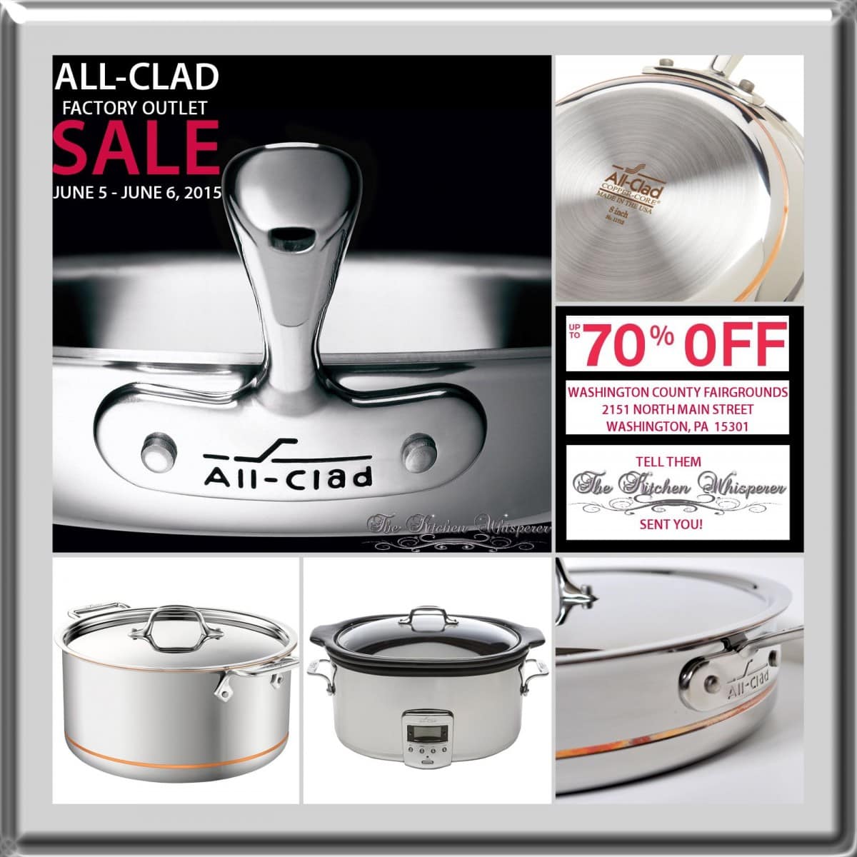 All-Clad 2015 Summer Factory Ssale