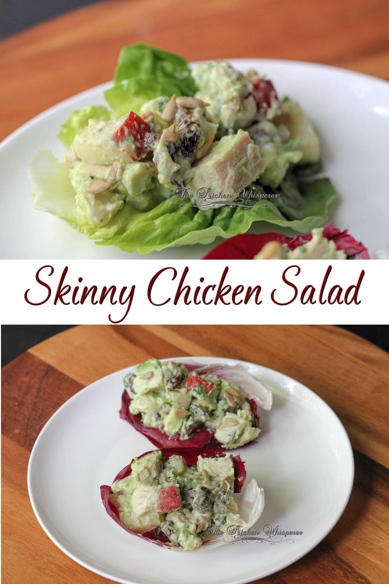 Skinny Chicken Salad Collage