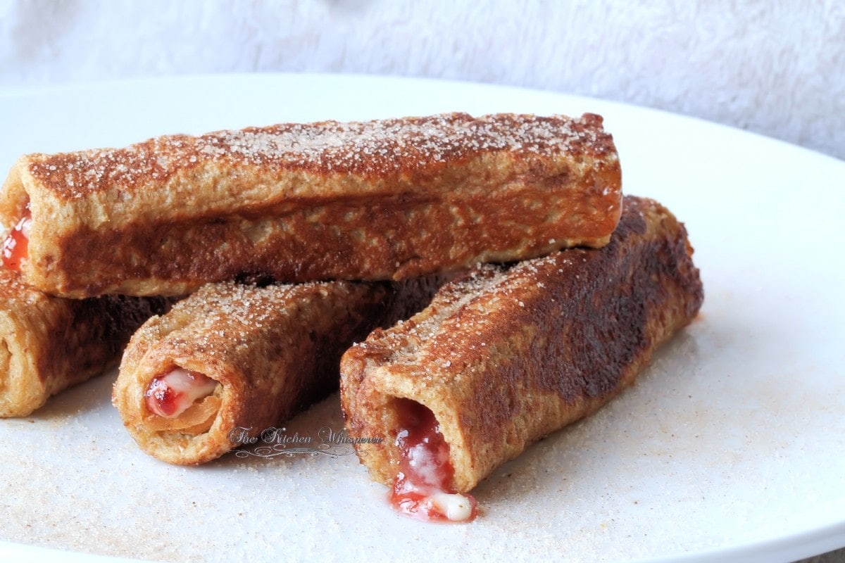 Cheesecake Fruit Filled French Toast Roll Ups10