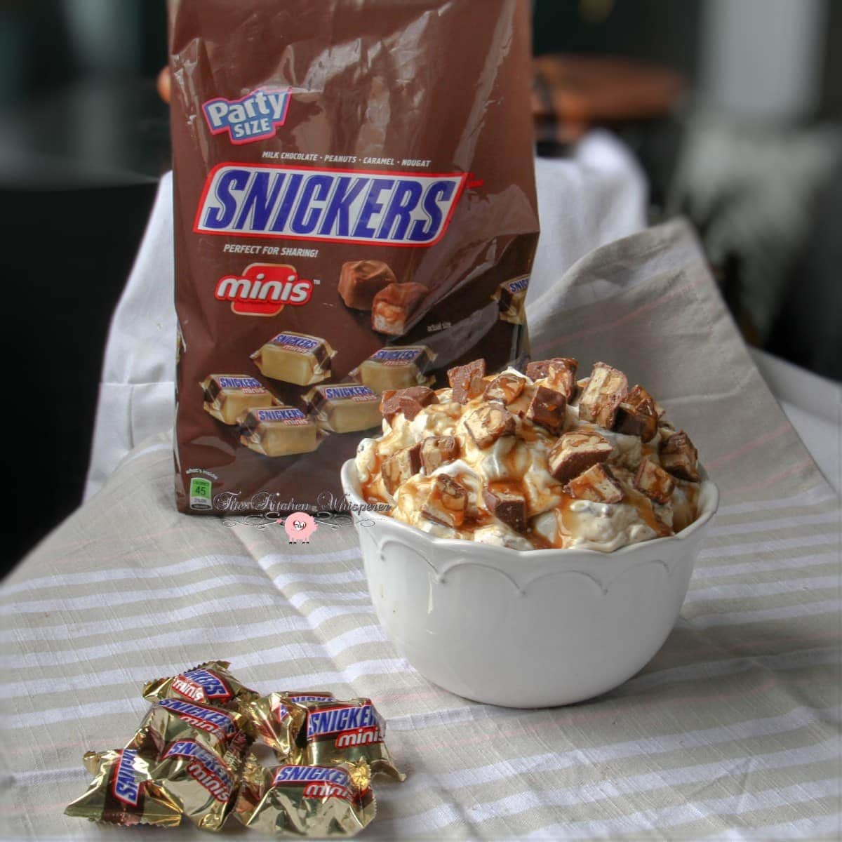 Snickers Cheesecake Dip
