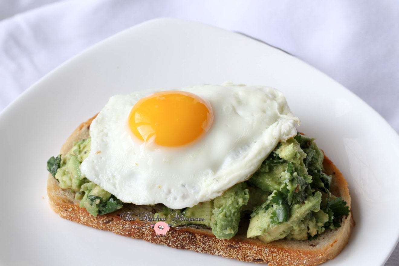 Smashed Avocado Dippy Egg Breakfast Toast - The Kitchen Whisperer