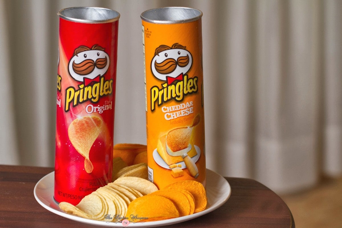 Bacon Toffee Chocolate Dipped Pringles