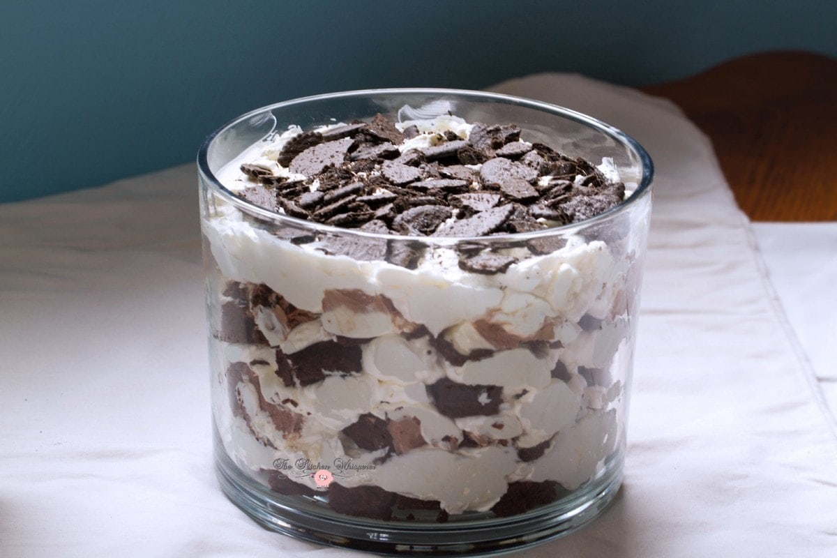 Chocolate Cream Pie Brownie Trifle8