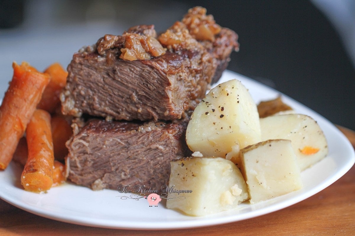 Pressure Cooker Beef Short Ribs Taters Carrots7