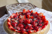 No Bake Cheesecake with Strawberry Glaze