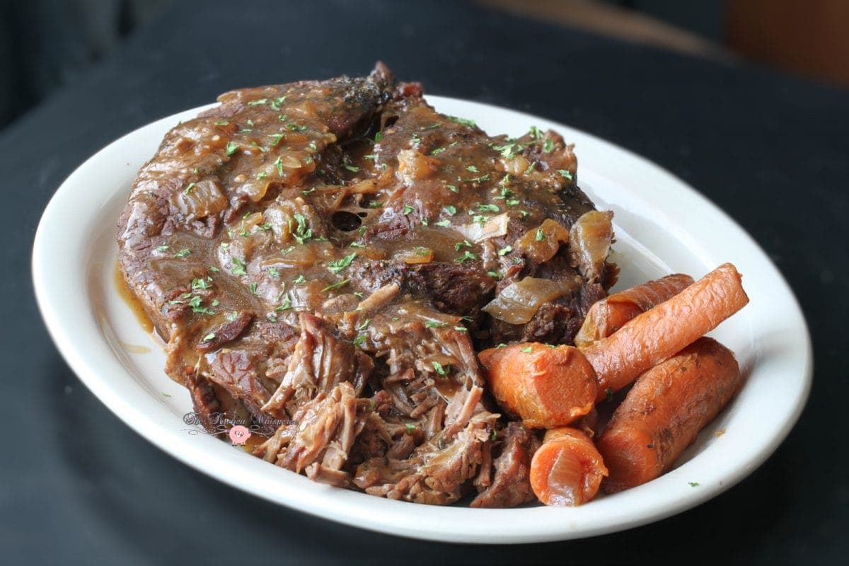 The absolute best pot roast you'll ever have all made in an Instant Pot!