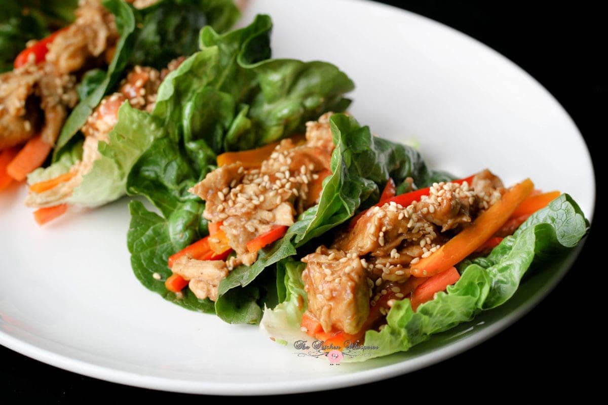 Thai Chicken Lettuce Wraps12