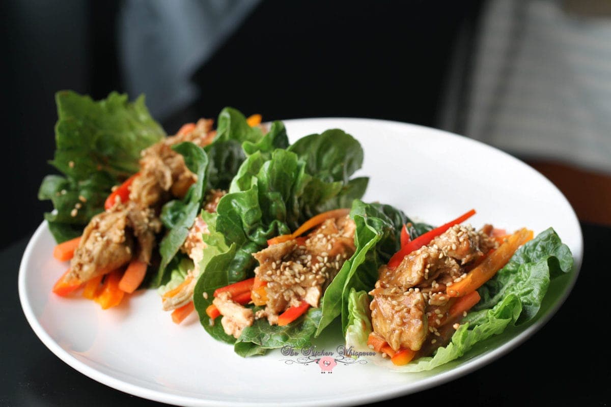Thai Chicken Lettuce Wraps2