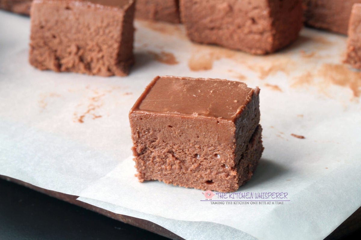 This is truly the Ultimate Easy Creamy No-Fail Chocolate Fudge. Just a few minutes is all it takes to make this seriously delicious, super creamy, no fail fudge! best fudge recipe, easy chocolate fudge, no fail christmas fudge, Mom's fudge recipe, #fudge #chocolatefudge #christmascandy