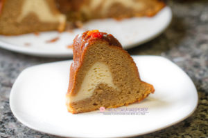 Sweet Potato Maple Cheesecake Bundt Cake