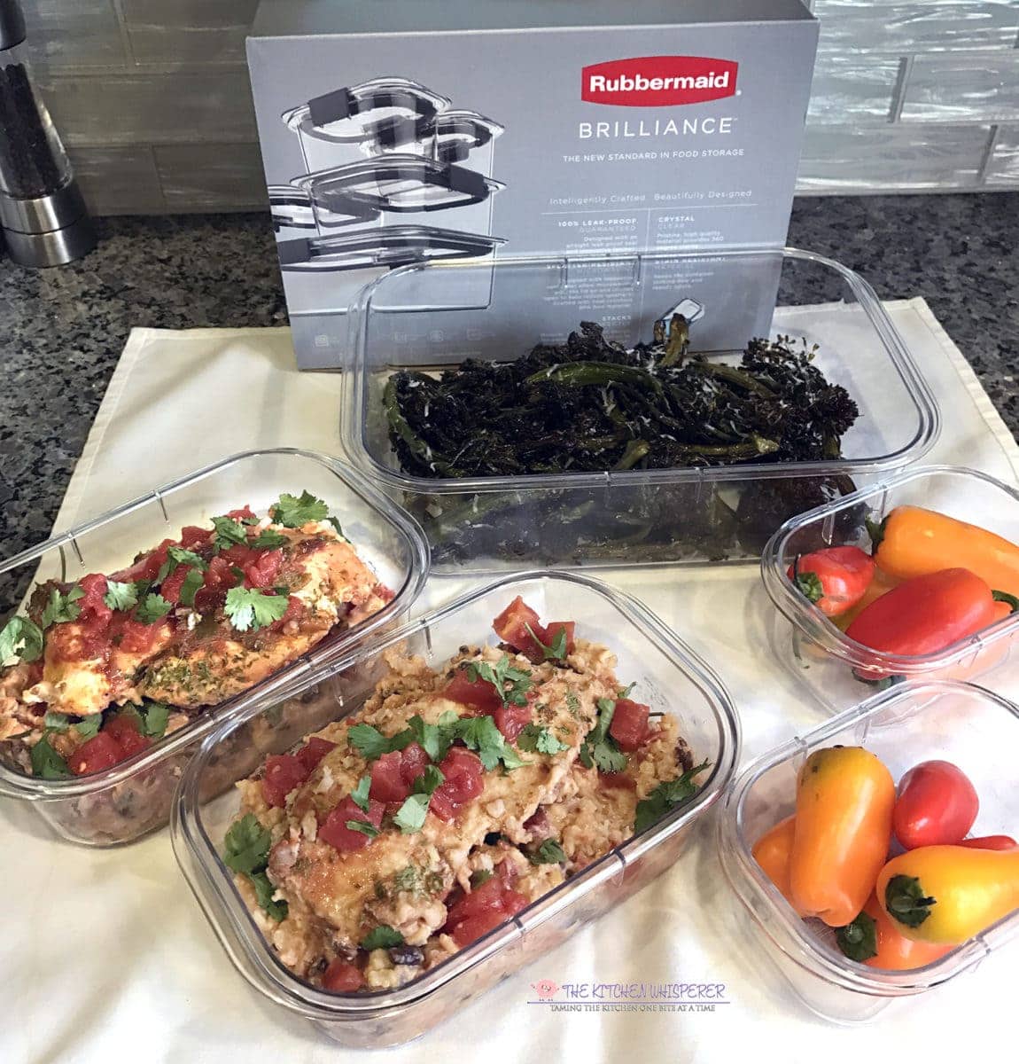 Meal Prep with Rubbermaid - Zheelicious meal prepping made easy.