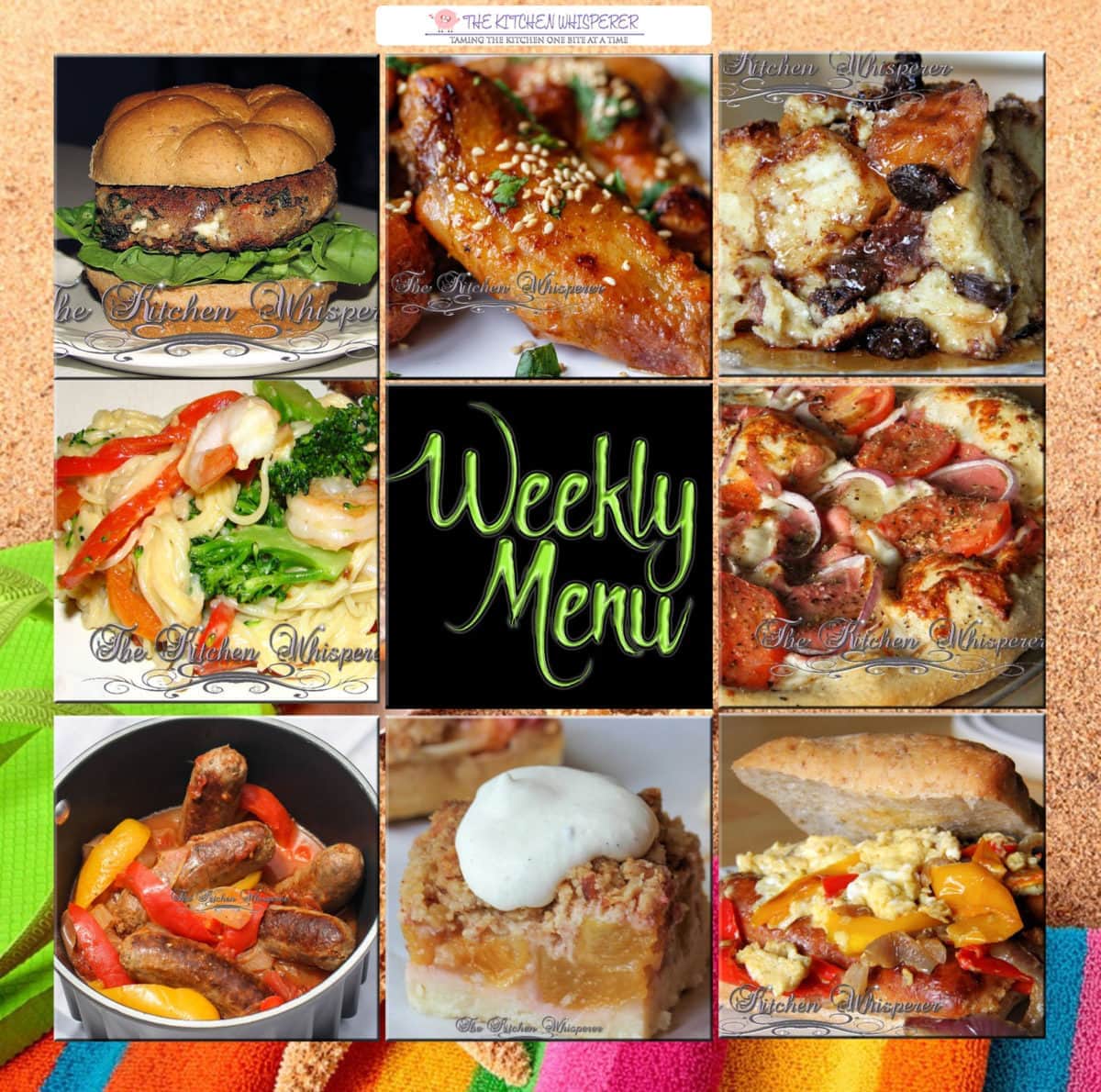 Weekly Menu - What to cook this week!