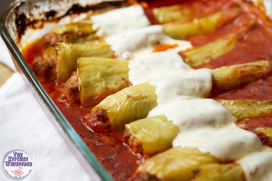 Three Meat Stuffed Italian Banana Peppers The Kitchen Whisperer