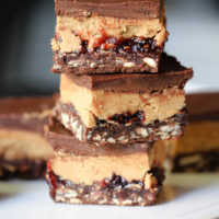 Go Crazy & Jelly Bars - Cookie Butter Peanut Butter & Jelly Crack bars