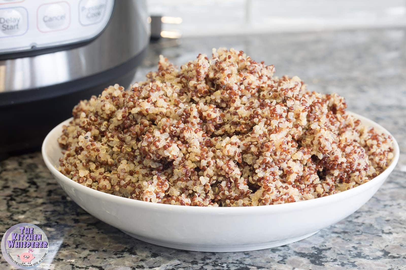 One Minute Pressure Cooker Quinoa – Perfect Every Single Time!
