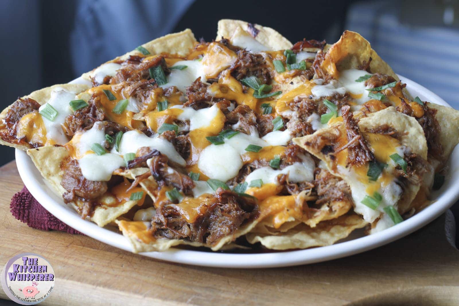 BBQ Pulled Pork Nachos with Lip-Smackin' BBQ Sauce -