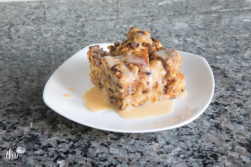 Perfectly delicious Orange Cranberry Bread Pudding